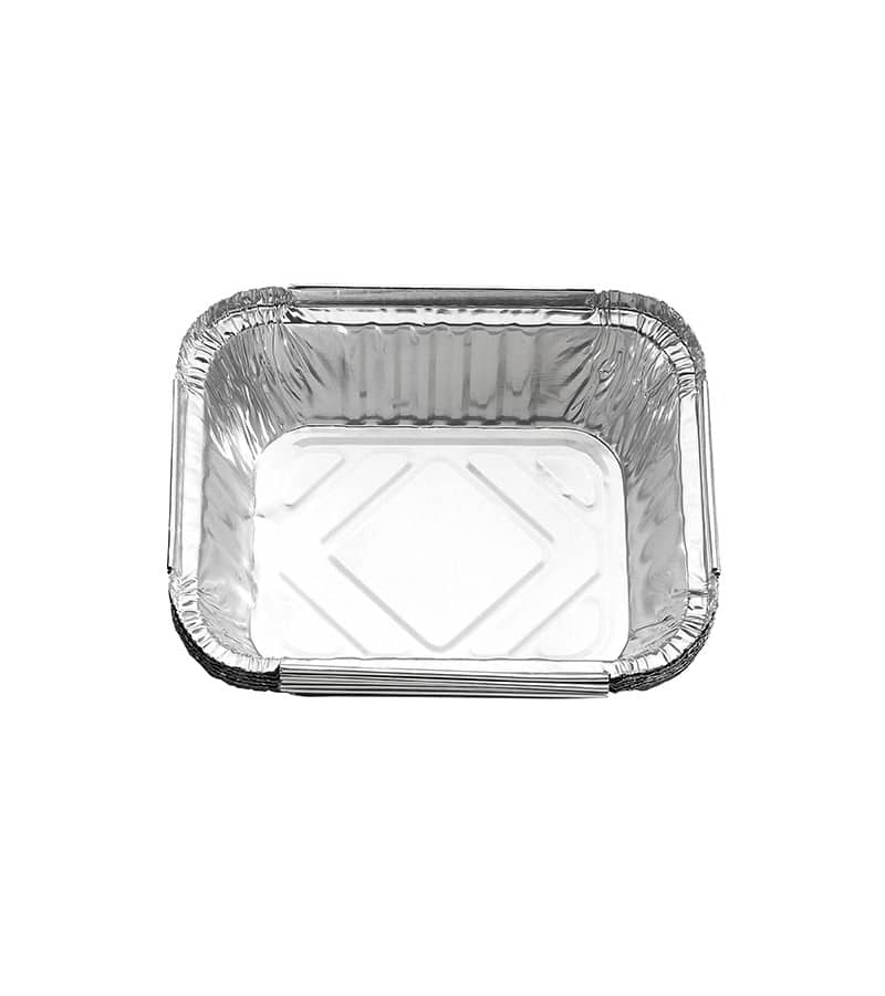 סט מגשי אלומיניום חד פעמי (כוסית שומן) לגרילי נפוליאון - 5 יחידות