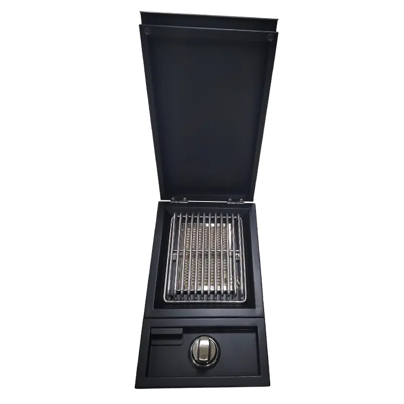 כירת צד אינפרא BUILT IN מבית CAESAR GRILL - שחור