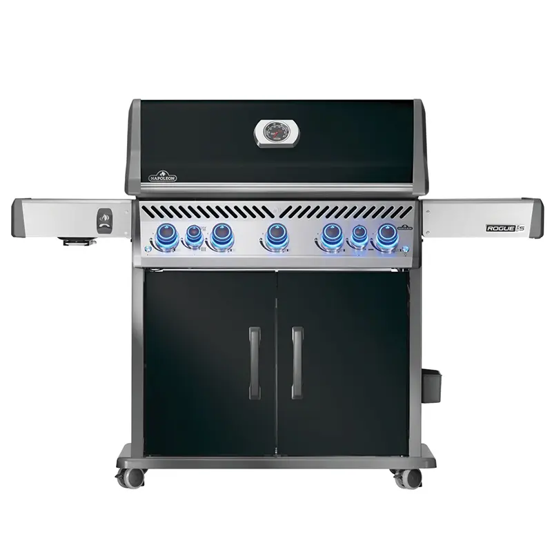 גריל גז Rogue PRO-S 625  עם כירת צד אינפרא אדום ומבער אחורי - שחור - NAPOLEON